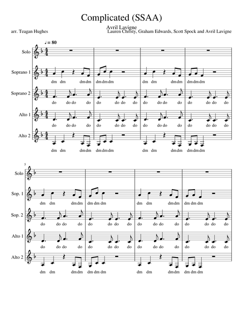 Complicated (SSAA)