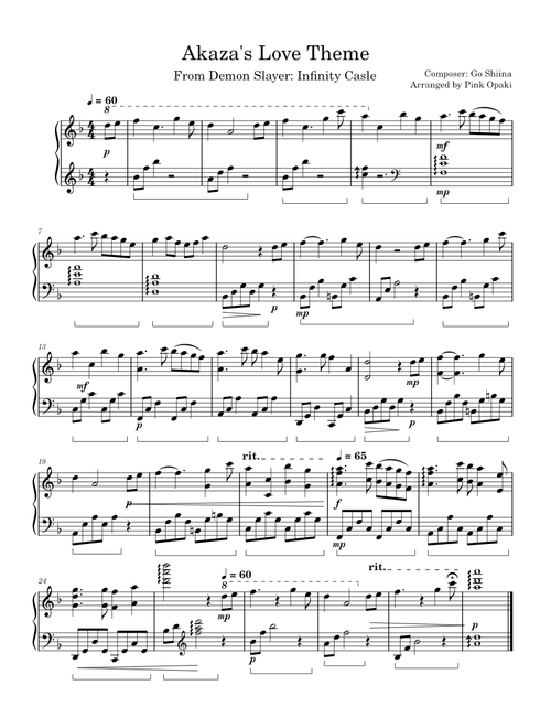 Akaza's Love Theme - Pink Opaki