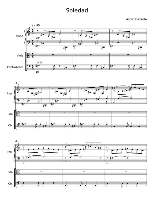 Soledad - Astor Piazzolla
