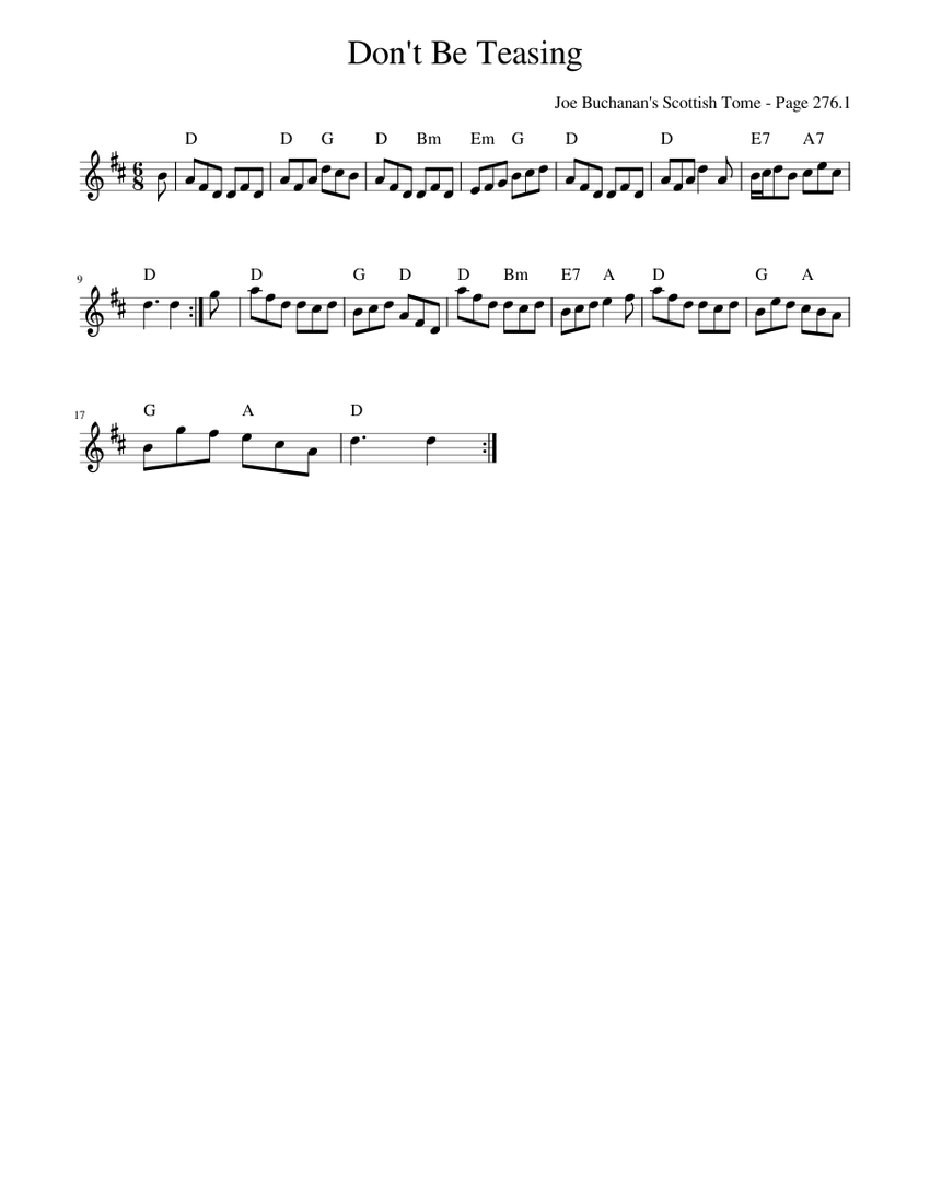 Don't Be Teasing Sheet music for Piano (Solo) Easy | Musescore.com