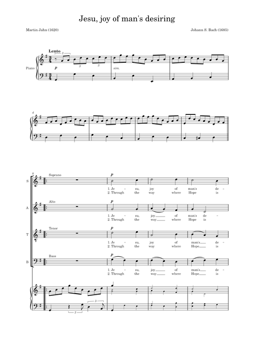 Jesu, Joy of Man's Desiring – Johann Sebastian Bach