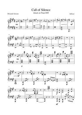 Free Hiroyuki Sawano sheet music | Download PDF or print on 