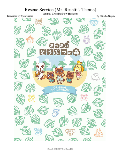 Rescue Service (Mr. Resetti's Theme) - Animal Crossing New Horizons