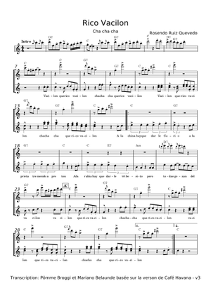 Que Rico Vacilon (Cha Cha Cha) – Rosendo Ruiz Sheet Music for Trombone ...