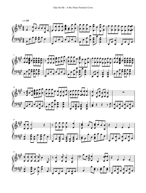 Ha Ha Ha Ha (Yeah) (Arr. JohnHenry) - White Denim (Piano Solo)