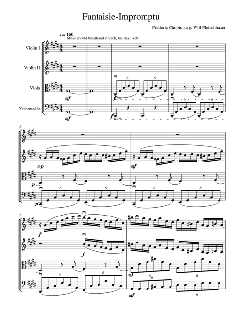 Fantaisie-impromptu, Op.66 – Frédéric Chopin