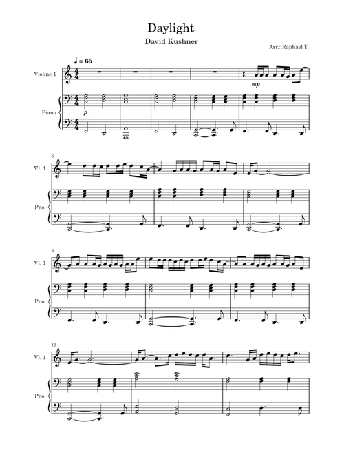 Daylight – David Kushner Daylight