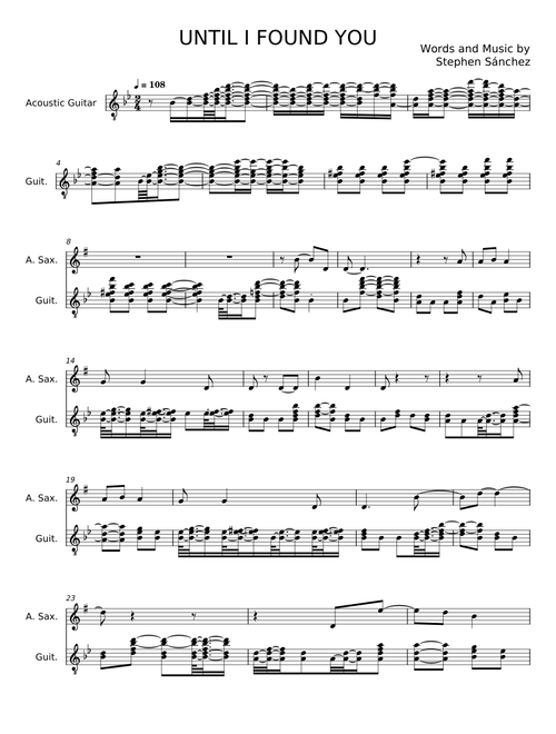 Until I Found You - Stephen Sanchez