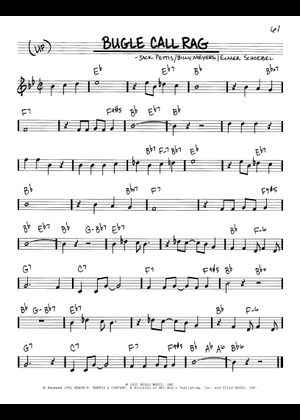 Bugle Call Rag – Jack Pettis, Benny Goodman Sheet Music with Chords for ...