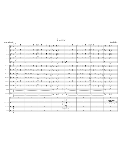 Jump – Van Halen for Marching Band