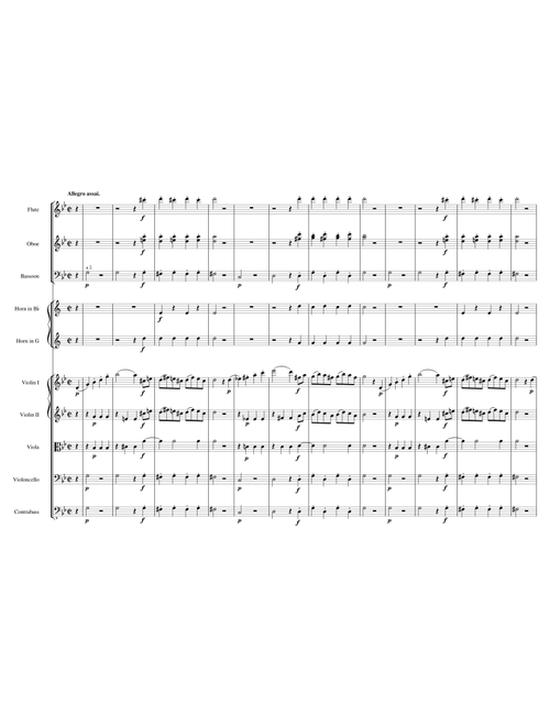 Mozart Symphony No. 40 - IV - Allegro assai