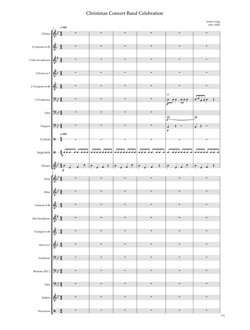 Christmas Concert Band Celebration - Revised - Jordan Grigg (Concert Band)