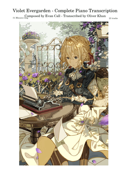 Violet Evergarden Complete OST - Solo Piano