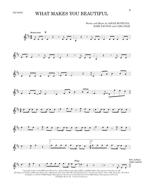 What Makes You Beautiful - One Direction (Trumpet Solo)