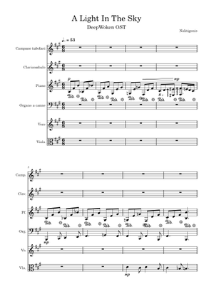 A Light In The Sky – Naktigonis - Deepwoken OST Sheet Music for Piano ...