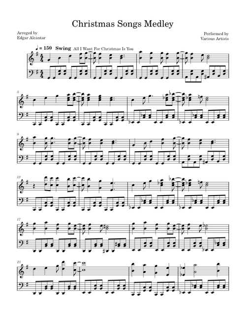Christmas Songs Medley