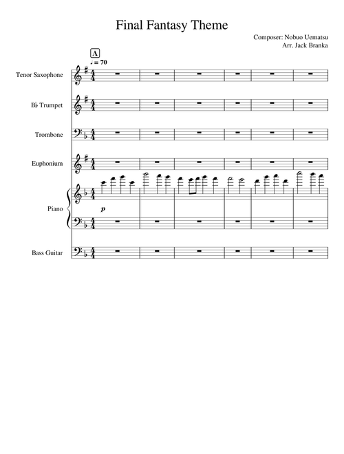 Final Fantasy Theme - Nobuo Uematsu