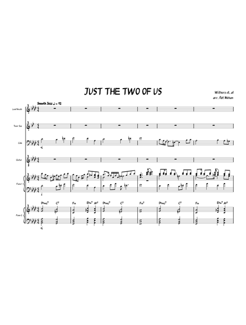 Just the Two of Us - For Mixed Ensemble + Vocals