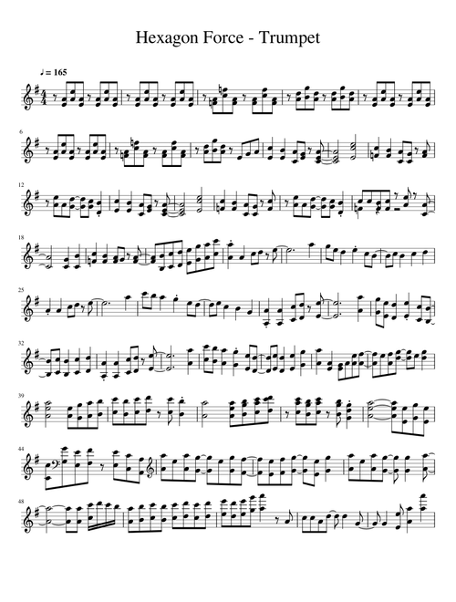 Waterflame - Hexagon Force (Trumpet)