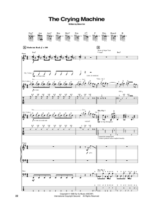 Play Official version of Sisters sheet music by Steve Vai