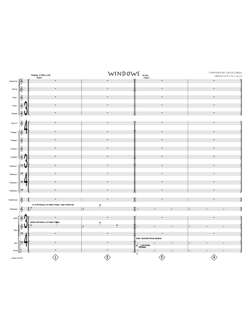 Windows (Arr. Drew Zaremba) - Chick Corea Elektric Band (Large Ensemble)