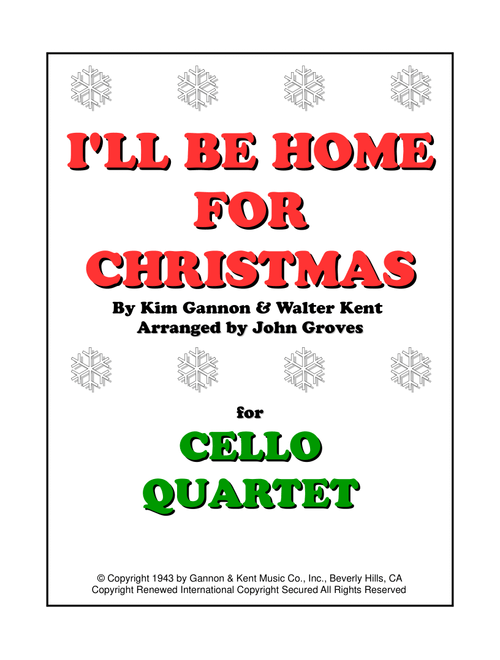 I'll Be Home For Christmas (Arr. John Groves) - Rascal Flatts (String Quartet)