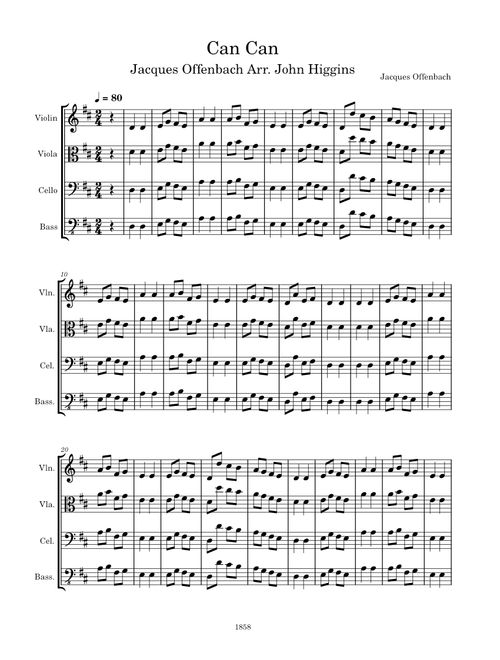 Can-Can – Jacques Offenbach Can Can