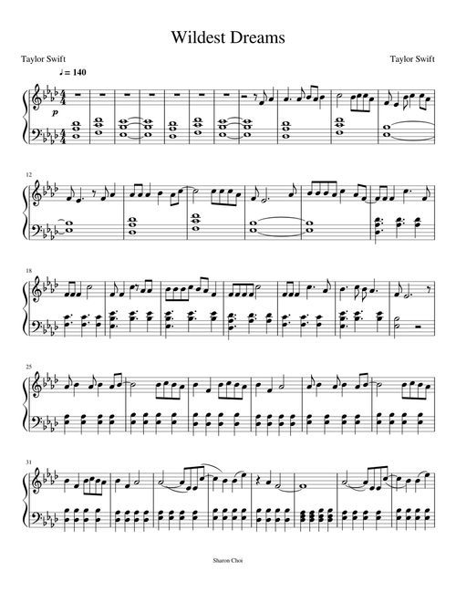 Wildest Dreams - Taylor Swift