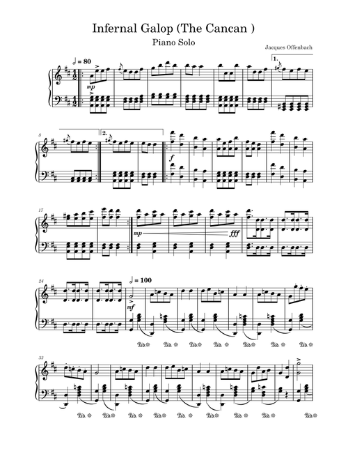Infernal Galop – Jacques Offenbach