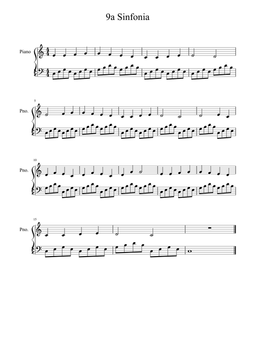 Ode à Alegria (Nona Sinfonia)