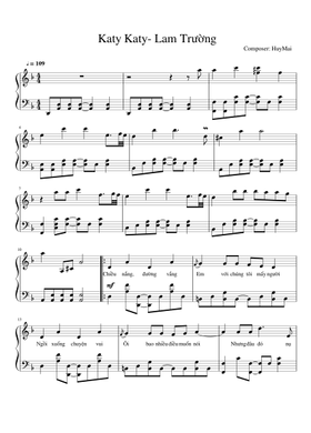 Image Lam Trường image beautiful image beautiful image beautiful image beautiful image beautiful image beautiful - Free Katy Katy- Lam Truong. by mypiano123 sheet music | Download ...