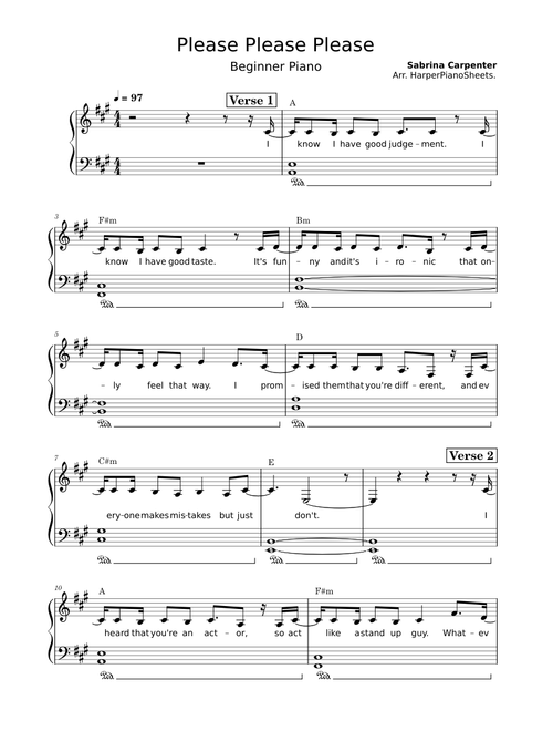 Please Please Please (Sabrina Carpenter)