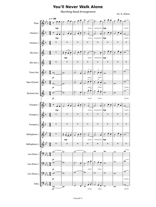 You'll Never Walk Alone (Marching Band) - Update [12/26/22]