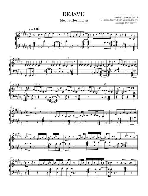 Dejavu – Moona Hoshinova