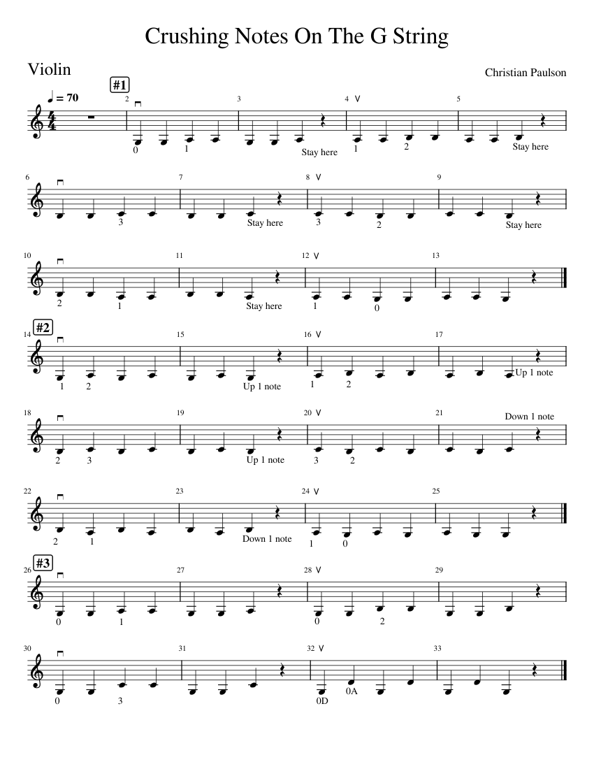G string violin cheap