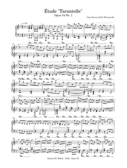 Scherzo e Tarantelle N°2 – raiabryan12