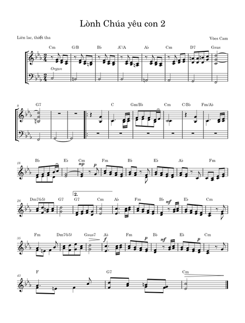 Tình Chúa Yêu Con – Giang Tâm