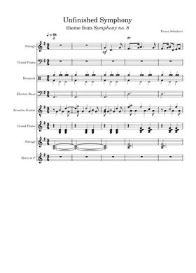 シューベルト シンフォニー8番 フルスコア 大型指揮者用 交響曲 シューベルト シンフォニー8番 フルスコア 大型指揮者用 交響曲