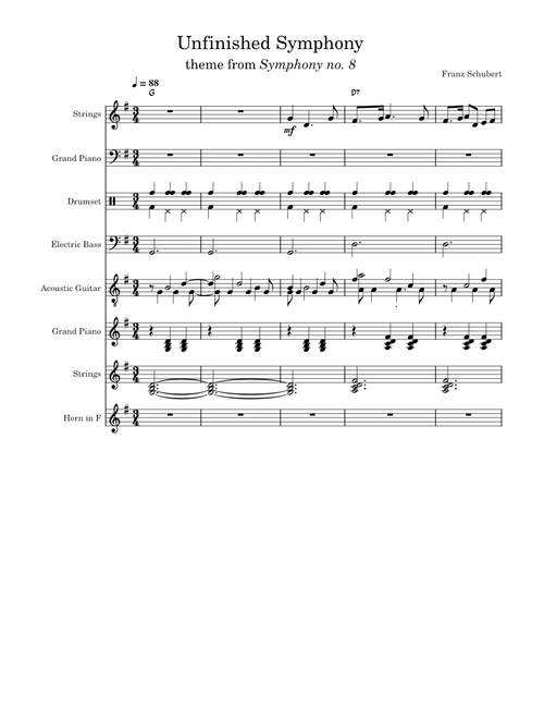 Symphony No.8, D.759 (1st Movement) - Franz Schubert