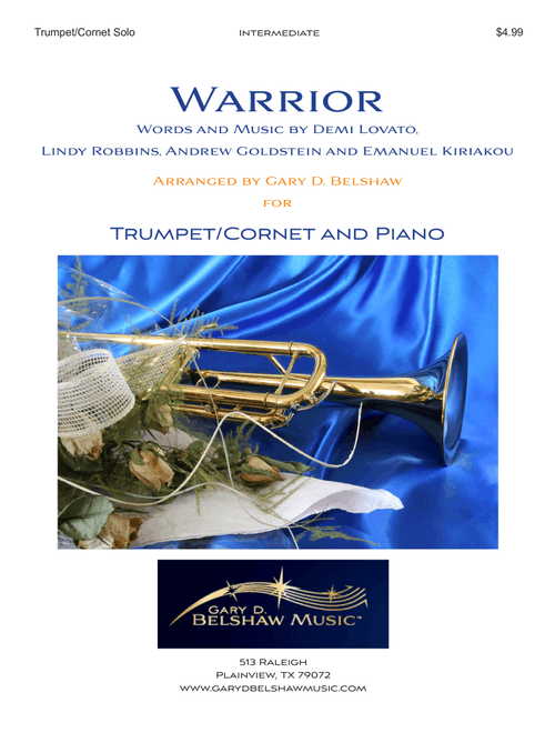 Warrior (Arr. Gary D. Belshaw (ASCAP)) - Demi Lovato (Trumpet and Piano)