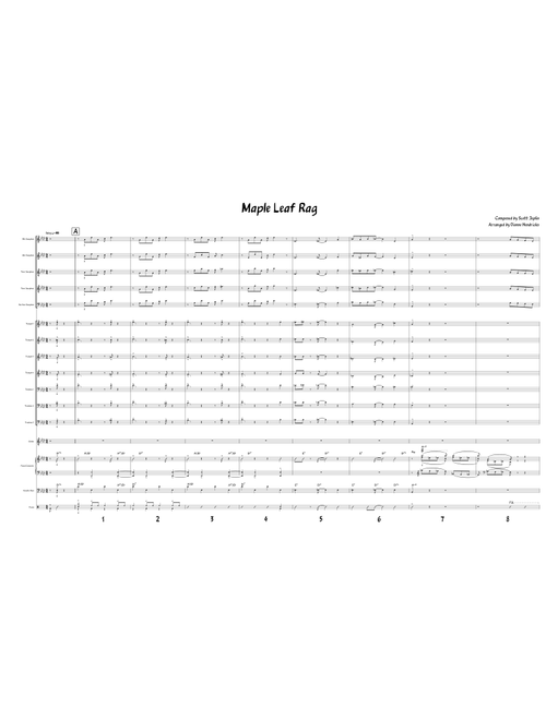 Maple Leaf Rag (Arranged for Big Band)