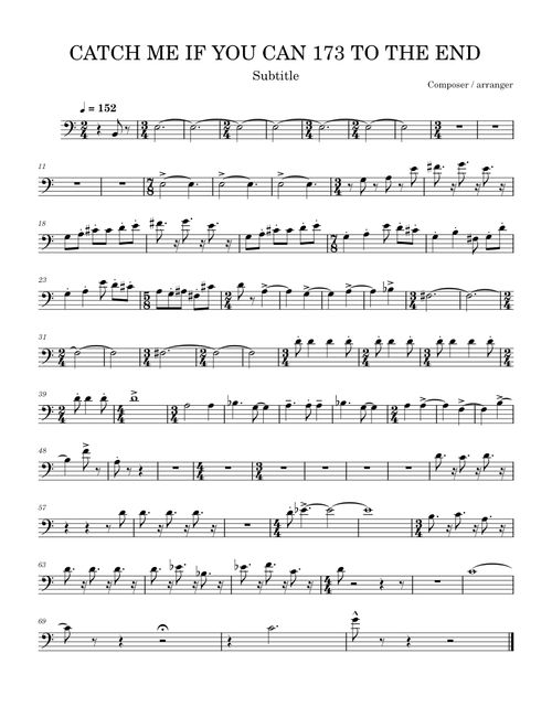 Catch Me If You Can – John Williams CATCH ME IF YOU CAN
