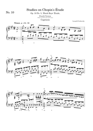 L. Godowsky - study no.1 Sheet Music for Piano (Solo) | MuseScore.com