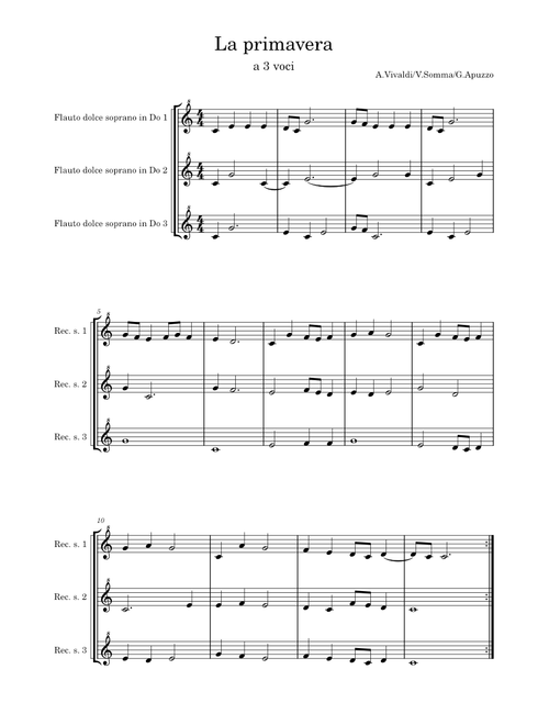 La Primavera – Antonio Vivaldi