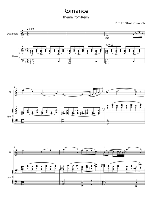 Romance - Dmitri Shostakovich