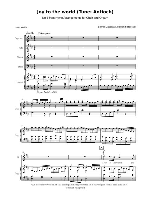 Joy to the World - arr. Robert Fitzgerald