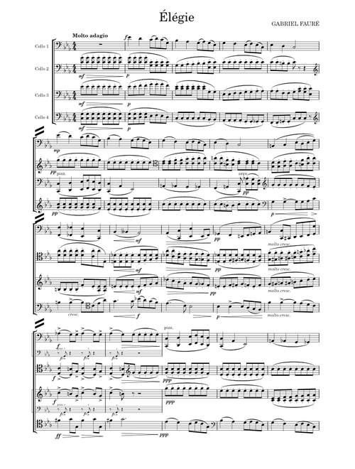 Elegie – Gabriel Fauré