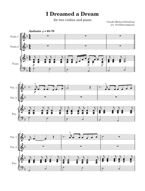 willthecomposer | Free sheet music | Download PDF or print on