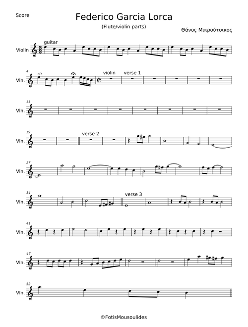 Los Cuatro Muleros - Federico García Lorca