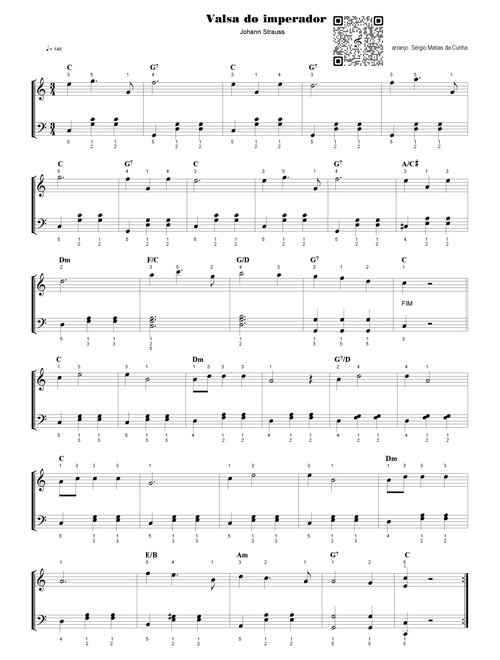 Valsa do imperador - (10 pequenas valsas) (Arr. Sérgio Matias da Cunha) (Easy Piano)